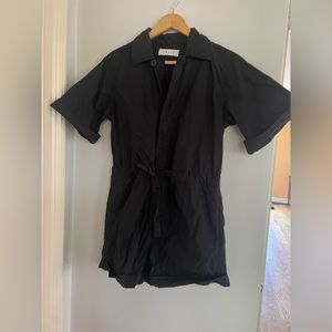 Trave Romper, Black: size medium